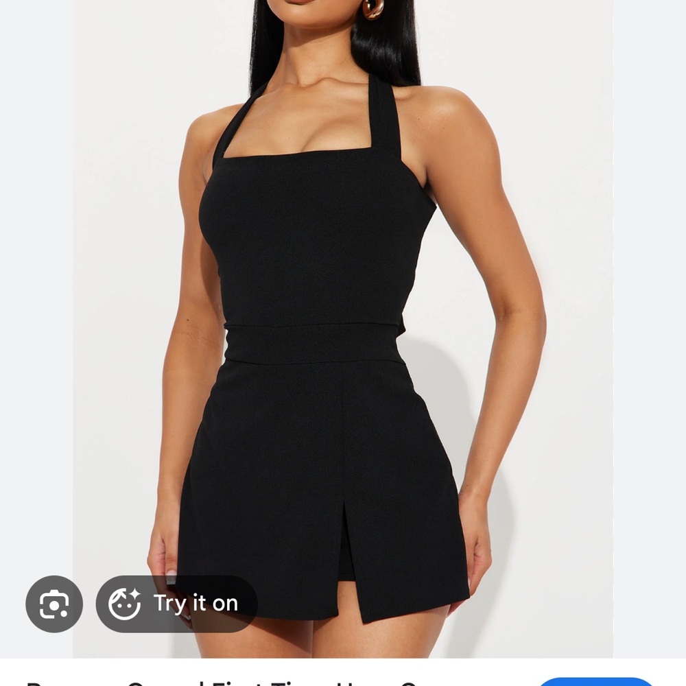 Fashion Nova Black Romper - Picture 4 of 4